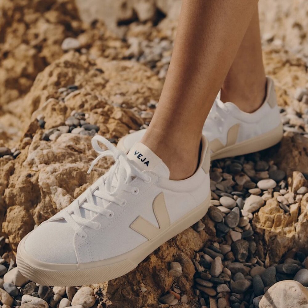 Veja Campo Canvas 37 White/Pierre NEVER WORN